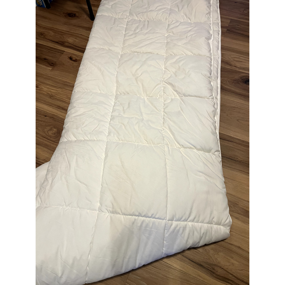 Bare Down Alternative Filled Blanket TWIN Color‎ WHITE